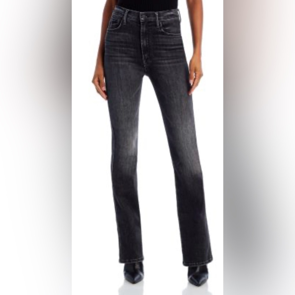 MOTHER High Rise Smokin Flared Leg Jeans in Smoking Section
